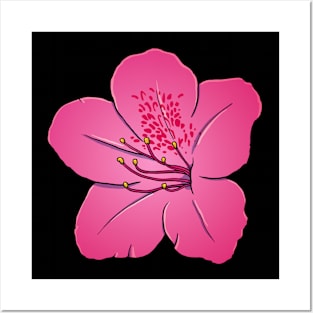 Azalea flower lover Posters and Art